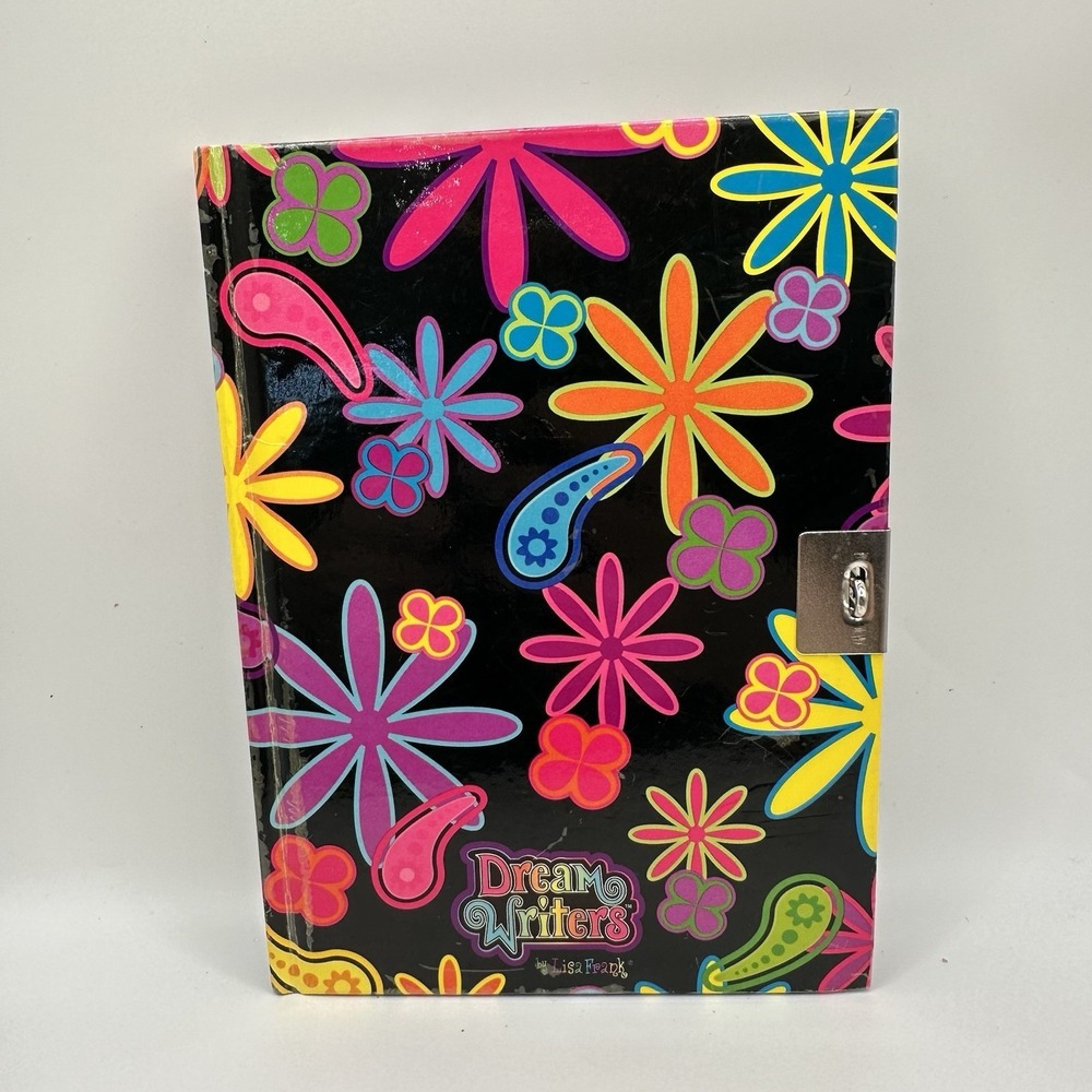 Vtg Lisa Frank Dream Writer Journal Notebook Diary Cheer Colorful Daisies Flower